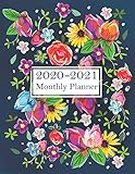 20202021 Monthly Planner 2 Year Calendar Planner 85x11 Agenda 2020 2021 Organizer Calendar View With Inspirational Quotes Floral Two Calendar Jan 2020 To Dec 2021 24 Months