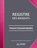 Registre Des Mandats Conforme Larticle 72 Du Dcret N 72678 Registre Des Mandats Immobilier Transactions 103 Pages Format Large 2159cm Taupe Renfort Couverture Imitation Cuir Rose