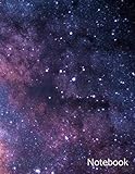 Stars Galaxy Constellations Notebook Journal Composition Book 130 Pages Lined 85x11 Sky