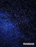Stars Galaxy Constellations Notebook Journal Composition Book 130 Pages Lined 85x11 Sky