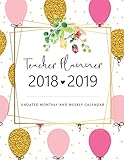 2018 2019 Teacher Planner Undated Monthly And Weekly Calendar Teacher Academic Planner Lesson Planner Classroom Roster Goal Setting Yearly Monthly Weekly Daily Scheduling