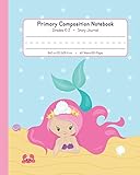 Primary Composition Notebook Grades K2 Story Journal Picture Space And Dashed Midline Kindergarten To Early Childhood 120 Story Paper Pages Mermaid Watercolor Series