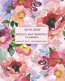 20192020 Weekly And Monthly Planner January 2019 December 2020 Two Year Weekly And Monthly Calendar And Planner