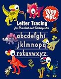 Letter Tracing Essential Writing Practice For Preschool And Kindergarten Ages 35 A To Z Cute Dinosaur Animals Dino Abc