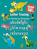 Letter Tracing Essential Writing Practice For Preschool And Kindergarten Ages 35 A To Z Cute Dinosaur Animals Dino Abc