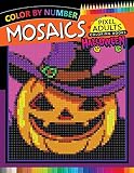 Halloween Mosaics Pixel Adults Coloring Books Color By Number