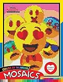 Funny Emoji Mosaic Pixel Adults Coloring Books Color By Number