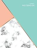 Cornell Notebook Pastel Marble 120 White Pages 85x11 Note Taking System Notebooks For Students Volume 2