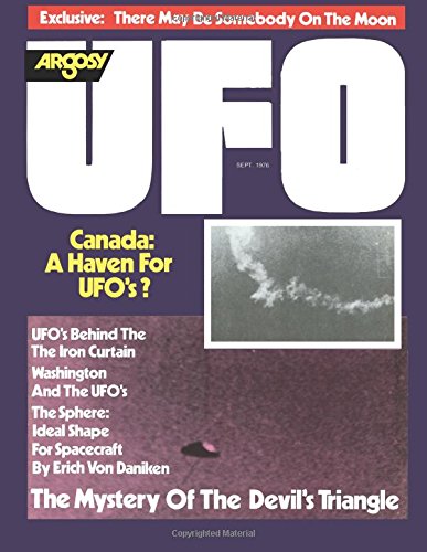 Argosy UFO Magazine, September 1976: Canada - A UFO Haven? Is There Somebody Else on the Moon? book cover