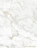 Notebook: Classic White Marble with Rose Gold Inlay and Gold Lettering - Marble & Gold Journal | 150 College-ruled Pages | 8.5 x 11 - A4 Size (Marble ... - Journal, Notebook, Diary, Composition Book)