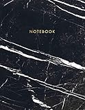 Notebook: Classic Black and White Marble with Gold Lettering - Marble & Gold Journal | 150 College-ruled Pages | 8.5 x 11 - A4 Size (Marble and Gold ... - Journal, Notebook, Diary, Composition Book)