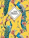 2019 Planner Watercolor Peacock Cherry Floral 2019 Planner Organizer With Weekly Views Todo Lists Inspirational Quotes Funny Holidays And Much More