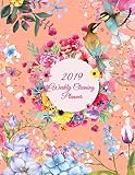 2019 Weekly Cleaning Planner Cute Flowers Colorful 2019 Weekly Cleaning Checklist Household Chores List Cleaning Routine Weekly Cleaning Checklist 85 X 11 Cleaning And Organizing Your House