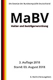 Makler Und Bautrgerverordnung Mabv 3 Auflage 2018