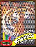 Circle Mosaics Coloring Book 2 Cute Animals Coloring Pages Color By Number Puzzle For Adults