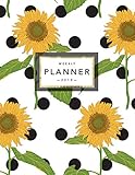 Weekly Planner 2019 Floral Planner 2019 Organizer With Bonus Dotted Grid Pages Inspirational Quotes Todo Lists Sunflowers And Polka Dots 2019 Planner Volume 16