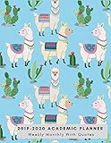20192020 Academic Planner Weekly Monthly With Quotes Llamas Cactus Planner 20192020 Calendar Planner Weekly And Monthly 20192020 Two Year Weekly Monthly Planner Book 5 Volume 5