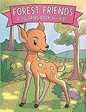 Forest Friends A Coloring Book For Kids