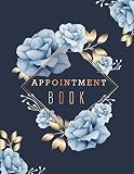 Appointment Book Floral Cover 6 Column Appointments Notebook For Salons Hairdressers Spa Planner Hourly Undated Daily With Time 15 Minute Increments Book Daily And Hourly Volume 3