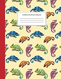 Composition Notebook Chameleon Reptile Notebook Yemen Ambilobe Panther Journal Cover Wide Ruled Reptile Workbook