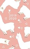 20192020 Monthly Pocket Planner Mini 4 X 65 Llama Pattern 24 Month Agenda Volume 10