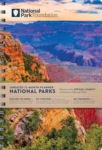 National Park Foundation Undated Planner for $9 + free shipping w/ Prime