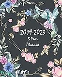 20192023 5 Year Planner Floral And Bird 60 Months Planner And Calendar Agenda And Organizer 8 X 10 With Holidays