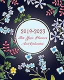 20192023 Five Year Planner And Calendar Colorful Floral 60 Months Calendar Planner Agenda And Organizer 8 X 10 With Holidays