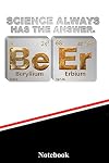 Science always has the answers beer notebook