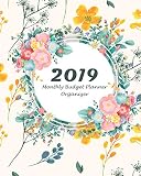 2019 Monthly Budget Planner Organizer Daily Weekly Monthly Calendar Expense Tracker Organizer With Colorful Flowers Cover
