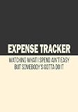 Expense Tracker Watching What I Spend Daily And Monthly Expense Money Management Logbook