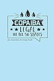 Copaiba Legal In All 50 States My Essential Oil Recipe Book Blank Journal To Write Your Most Used Blends In