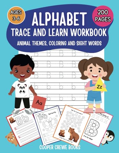 Alphabet Trace and Learn Workbook cover