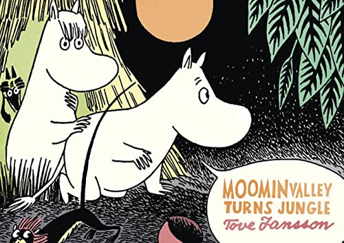 Moominvalley Turns Jungle book cover