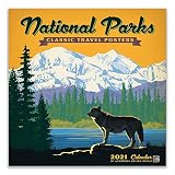 National Parks Classic Posters 2021 Wall Calendar