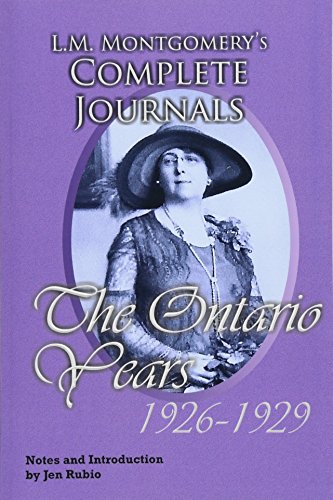 The Ontario Years, 1926-1929 cover