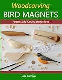 Woodcarving BIRD MAGNETS (Folk Art Bird Woodcarving)