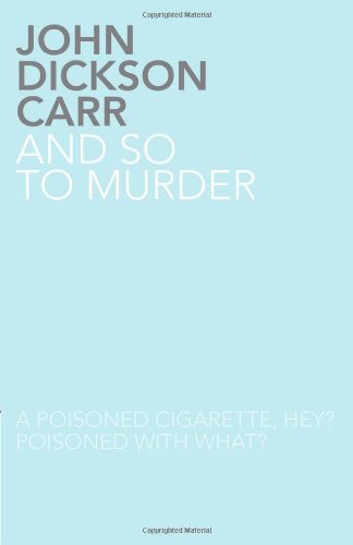 And So to Murder book cover