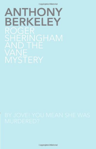 Roger Sheringham and the Vane Mystery book cover