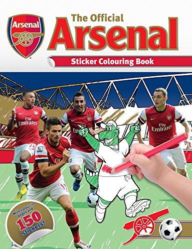Cover of Official Arsenal Sticker Colouring Book