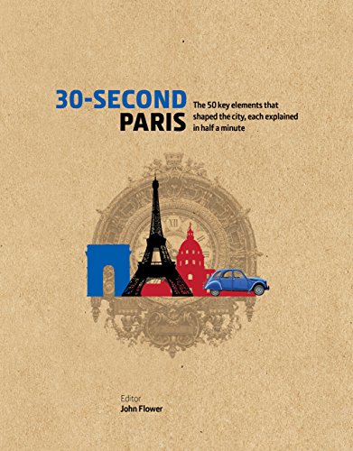 30 Second Paris /anglais book cover