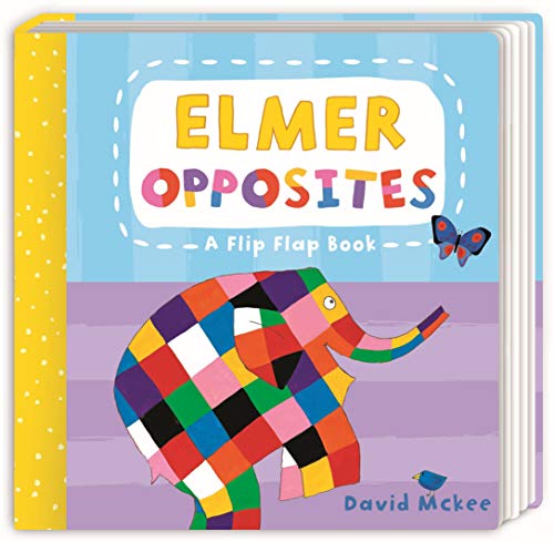 Elmer Opposites book cover