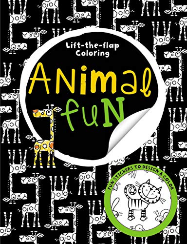 Cover of Big Busy Coloring Lift the Flap Animal Fun