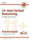 New 11 GL Non-Verbal Reasoning Practice Book & Assessment Tests - Ages 10-11 (with Online Edition) (CGP 11 GL)