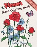 Flower Adult Coloring Book Beautiful And Awesome Floral Coloring Pages With Flower Meaning For Relaxing