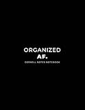 Cornell Notes Notebook Organized Af 120 Page Owl Note Taking Book And Composition Notebook School Notebooks For Students In High School College And University