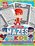 Maze Books For Kids 68 With Many Exercises Puzzle Books For Kids Ages 48 Maze Book For Enhancing Mental Skillful Capabilities Mazes Games Workbooks