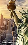 20192020 Nifty Statue Of Liberty New York Us Twoyear Monthly Pocket Planner With Phone Book Password Log And Notebook Cute Small At A Glance Calendar Organizer And Agenda