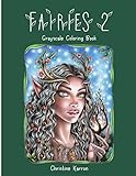 Fairies 2 Grayscale Coloring Book