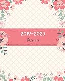 20192023 Planner Pretty Pink Floral Cover Monthly Schedule Organizer 60 Months Calendar Planner Agenda With Holidays 8 X 10
